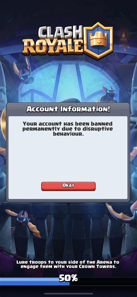 I got perma banned :( : r/ClashRoyale