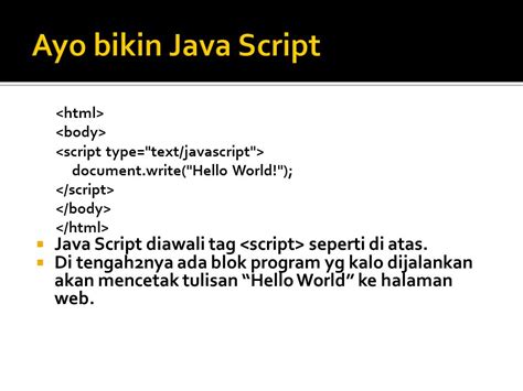 Pengembangan Web Java Script Ramos Somya Ppt Download