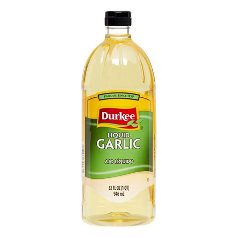 Durkee Liquid Garlic Oil 32 Fl Oz Ideal For Bread Dipping And Cooking