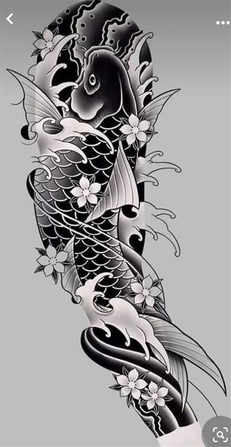 Pez Koi Tattoo Koi Tattoo Sleeve Full Sleeve Tattoo Design Half