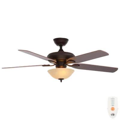 Hampton Bay Carriage House In Indoor Led Iron Ceiling Fan With