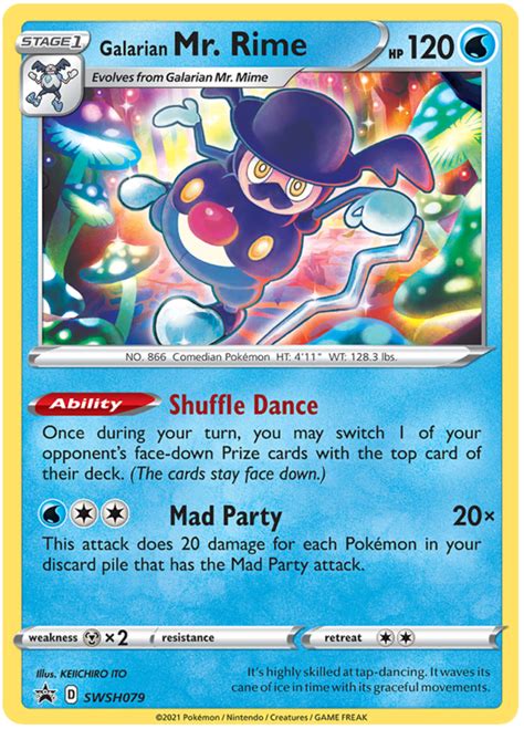 Galarian Mr Rime Sword And Shield Promos 79 Pokemon Card