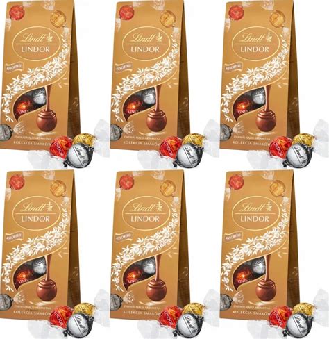 Lindt Lindor Praliny Assorted Czekoladowe Z Nadzieniem G X