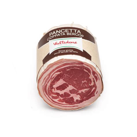 Pancetta Coppata Bercop Dimezzata Valtidone Salumi