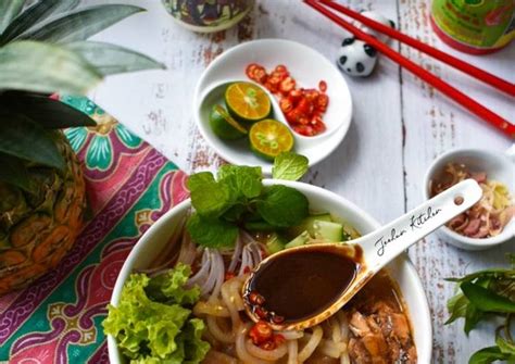 Cara Membuat Asam Laksa Penang Cepat 30 Bahan Aneka Resepi Enak