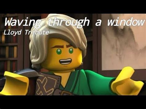 Lloyd Waving Through A Window Dear Evan Hansen In Lego Ninjago