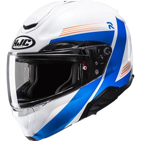 Casque RPHA 91 ABBES MC27 HJC Bleu Blanc MAXXESS FR Casque Modulable