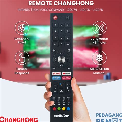 Jual Teknologi Untuk Generasi Mendatang Remot Remote TV Changhong LCD