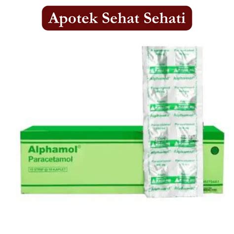 Jual Alphamol Paracetamol 300 Kaplet Shopee Indonesia