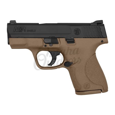 Smith And Wesson M P Shield Fde Pistol Mm Rd Omaha Outdoors