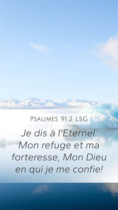 Psaumes Lsg Mobile Phone Wallpaper Je Dis L Eternel Mon