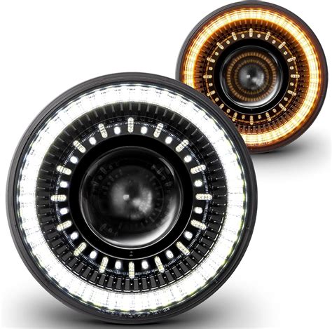 Amazon True Mods Inch Round Led Headlight Black H D High