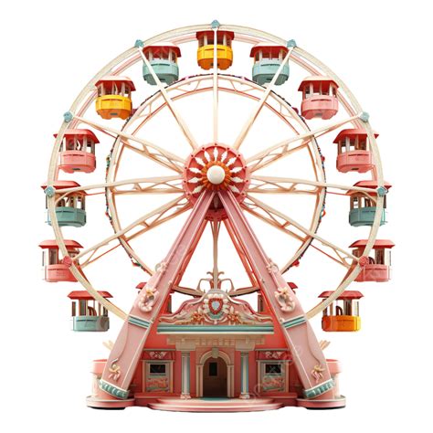 Ferris Wheel Amusement Park Three Dimensional Ferris Wheel Playground