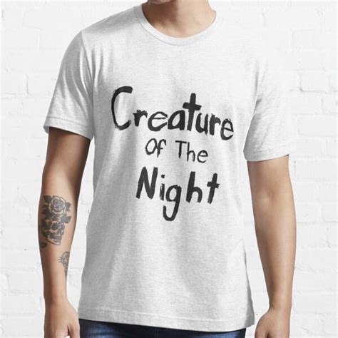 Creature Of The Night T Shirt For Sale By Unusuwall Redbubble