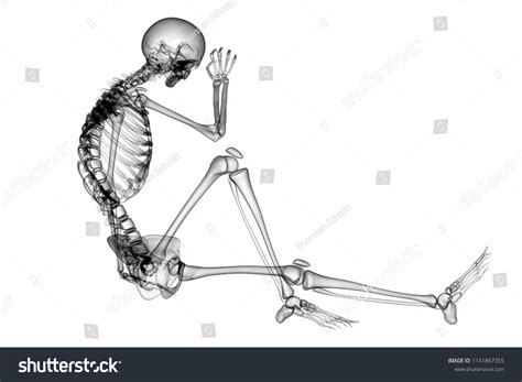 X Ray Human Body 3d Render Stock Illustration 1141867355 Shutterstock