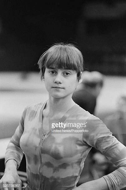 Romanian Gymnast Nadia Comaneci Pictured At Wembley Arena In London On