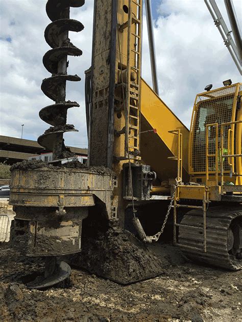 Continuous Flight Auger Cfa Piles Roger Bullivant Limited