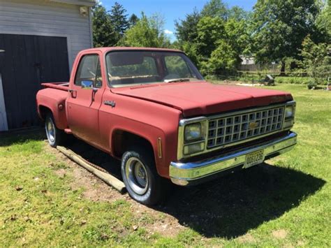 1973 Chevrolet C 10 Stepside Custom Deluxe C10 NO RESERVE For Sale