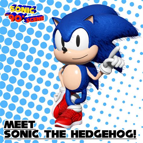 Sonic The Hedgehog 90'Scene Render by MagicianChaos on DeviantArt