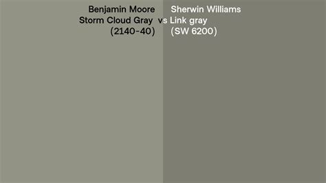 Benjamin Moore Storm Cloud Gray 2140 40 Vs Sherwin Williams Link Gray