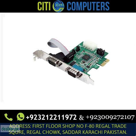 Startech Pex S Port Pci Express Serial Adapter Card Original