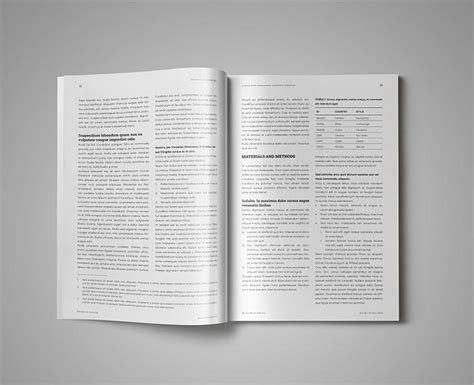 Academic Journal Template for InDesign – StockInDesign