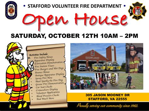 Fire Prevention Week Open House Stafford Volunteer Fire Department