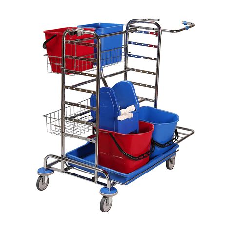 Cleaning And Service Trolley Lxwxh 1130 X 670 X 1100 Mm 2 Wire