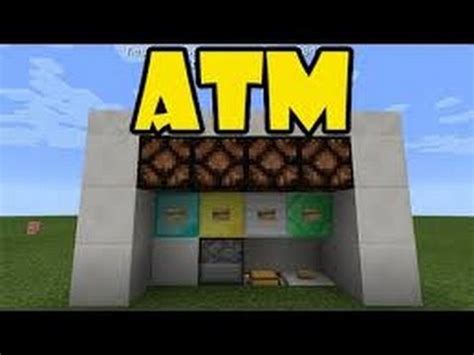 Minecraft PE Tutorial 12 Cara Membuat Mesin ATM 16 YouTube