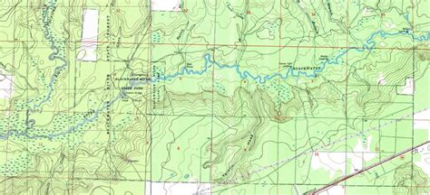 Blackwater River Topo Map | Outdoor Gulf Coast of Northwest Florida