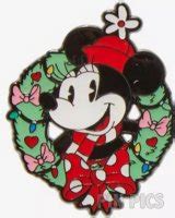 PP169673 Loungefly Minnie Mouse Mickey And Friends Christmas Wreaths Mystery Hot Topic