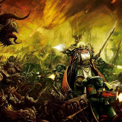 Warhammer On Instagram The Dark Angels Take On The Forces Of Chaos In