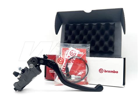 10476085 POMPA FRENO RADIALE BREMBO RACING 16X18 FORGIATA LEVA SNODATA