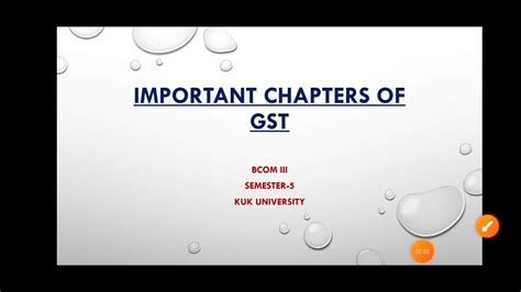 Important Chapters Of GST Kukexams Importantchapters