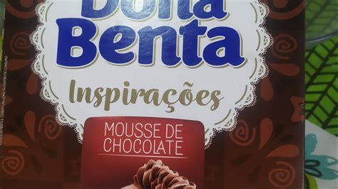 FIZ BOLO DE MOUSSE DE CHOCOLATE Mistura P Bolo Dona Benta PENSA NUMA