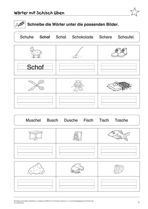 Lautgetreue Wörter Schreiben Arbeitsblatt Lautgetreue Worter