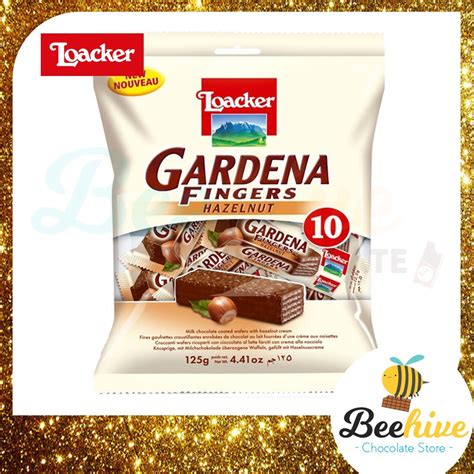 Loacker Gardena Fingers Hazelnut Chocolate Coconut Minis Wafer 125g