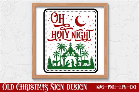 Oh Holy Night Svg Graphic By Craftart Creative Fabrica