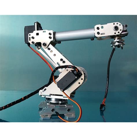 6DOF Mechanical Robot Arm Claw With Servos For Robotics Arduino DIY Kit