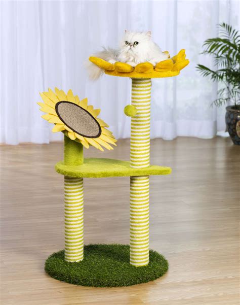 Sunny Days Sunflower Cat Tree Playground 7160 211 7160 Catsplay