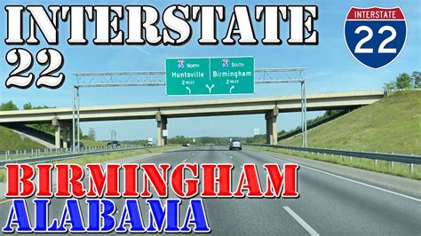 I 22 East Birmingham Alabama 4k Highway Drive Youtube