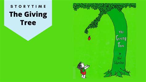 The Giving Tree By Shel Silverstein Read Aloud Childrens Book Youtube