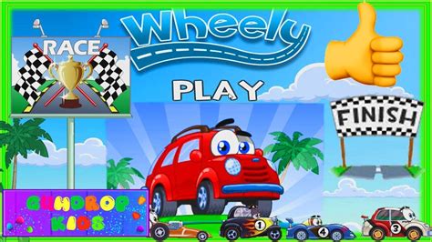 Wheely 1 Car Game (All Levels 1-15) | Gumdrop Kids - YouTube