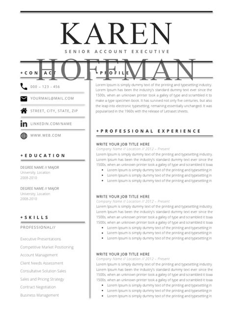 5-Page Resume Template - US | PDF | Market (Economics) | Publishing