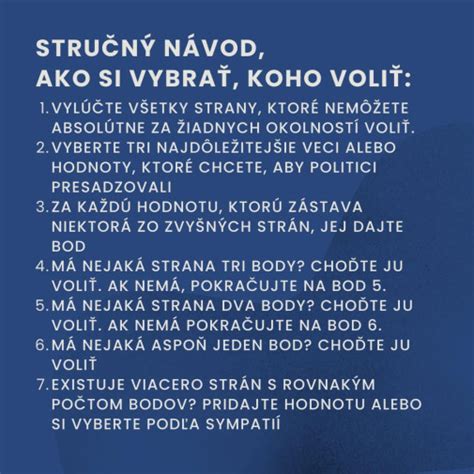 instrukcie k volbam sympatie az na konci Guláš používateľa br0nski