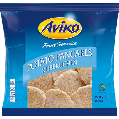 Transgourmet Österreich Aviko Potato Pancakes Reibekuchen tiefgekühlt