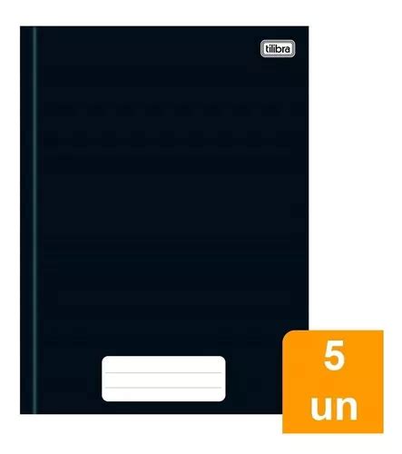 Libreta Tilibra Cuaderno Cosido Tapa Dura Hojas Color Negro