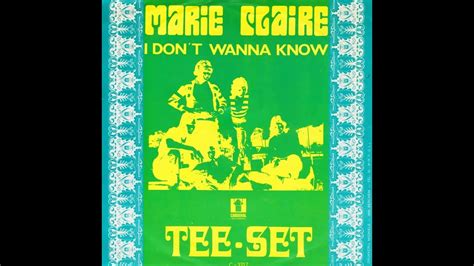 Tee Set Marie Claire Nederbeat Pop Delft 1971 YouTube