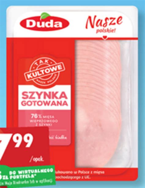 Promocja Szynka Duda W Biedronka