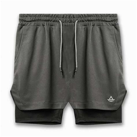 Gym Shorts With Built In Compression Liner Avalon Hybrid Short